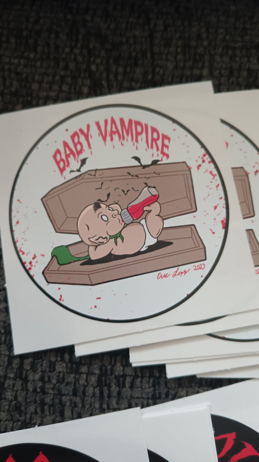 Baby vampire sticker